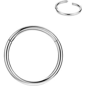 316L Surgical Steel Hinged Nose Ring Hoop for Men & Women – Septum & Cartilage